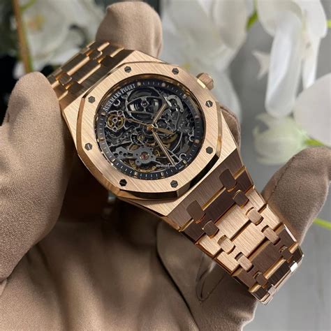 audemars piguet rose gold skeleton tourbillon|audemars piguet rose skeleton.